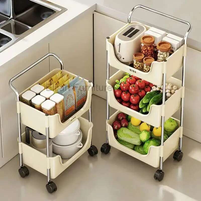 Commercial Kitchen Ceiling - Kitchen Trolley Storage Rack Wheels Floor