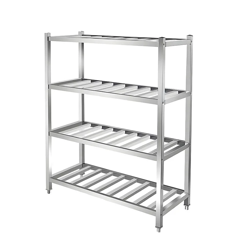 Commercial Kitchen Ceiling - Stainless steel shelves, commercial factory kitchen