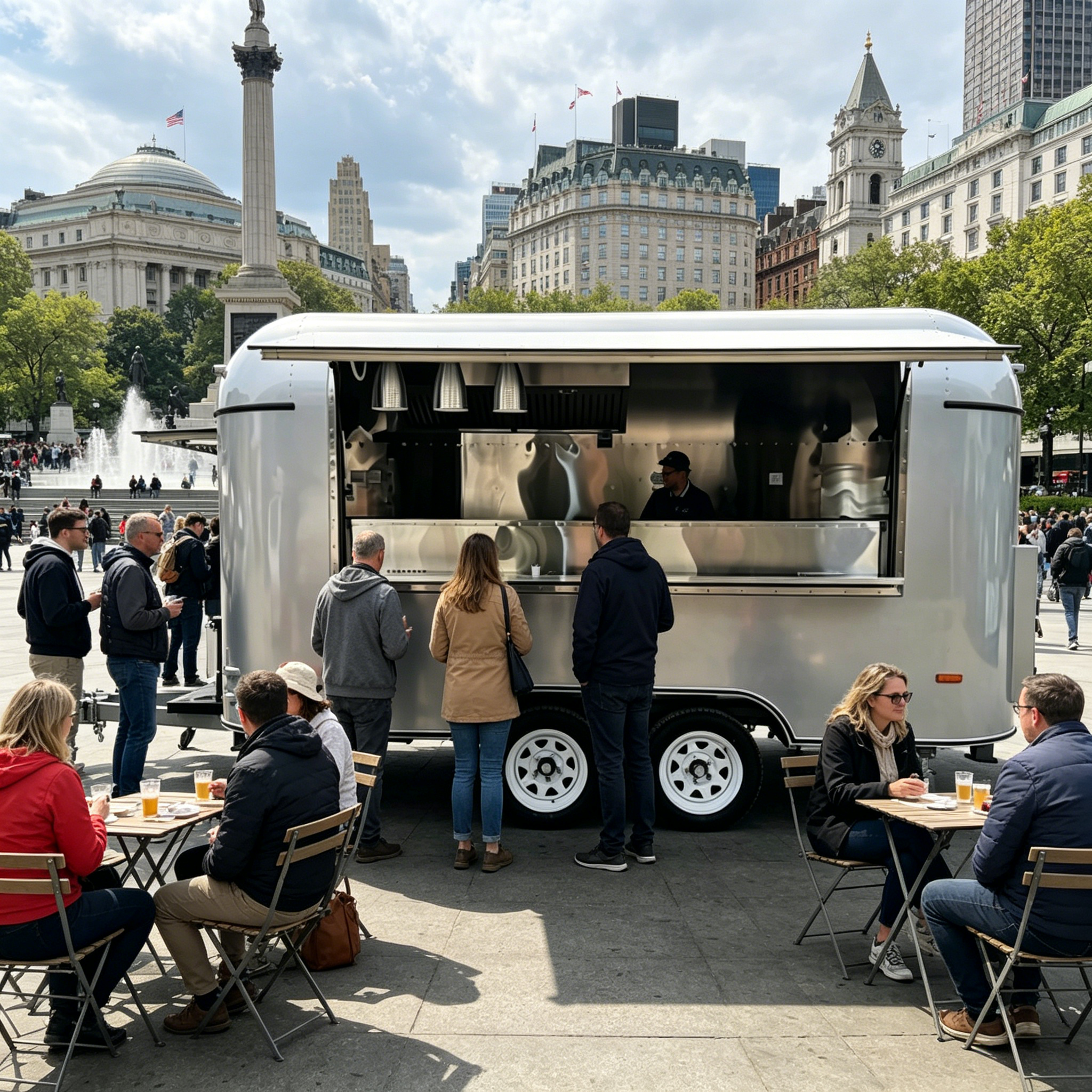 Commercial Kitchen Layout Design - Stainless Steel Food Trailer Mobile Kitchen