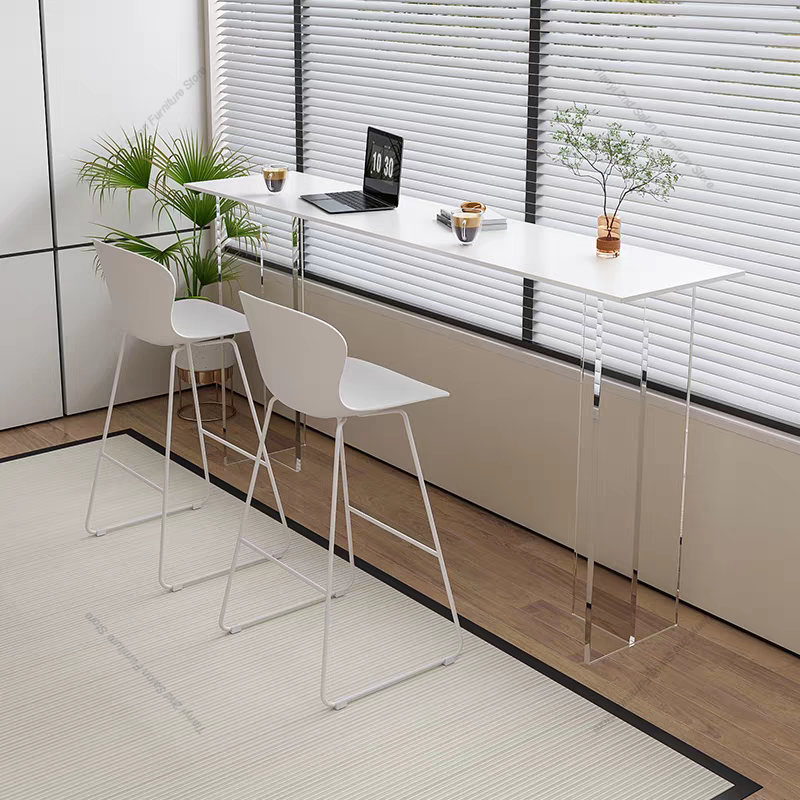 Commercial Kitchen Tile - Nordic Luxury Bar Table Solid Wood