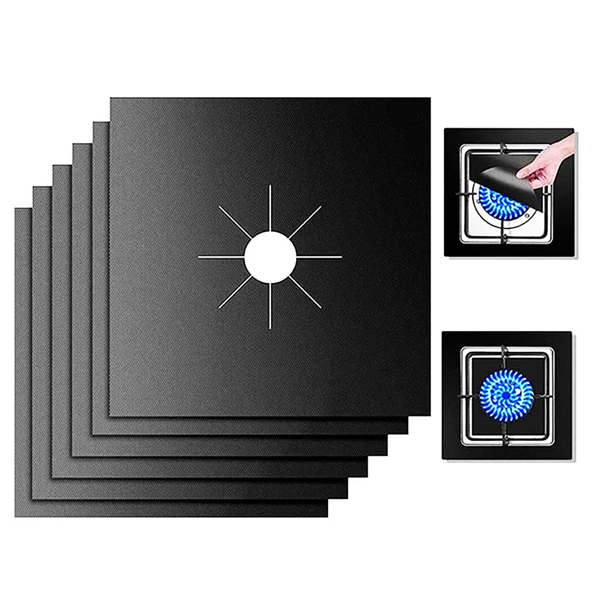 4 Piece Gas Stove Protector Co - Commercial Kitchen Vent Hood のレビューと価格