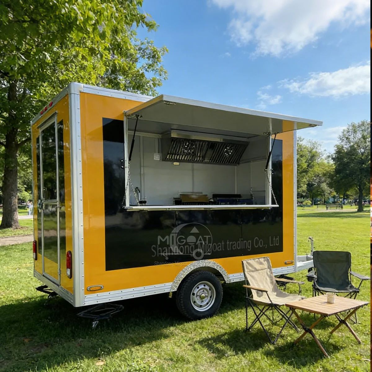 Yellow Black Food Truck Mobile - Commercial Kitchen Windows のレビューと価格