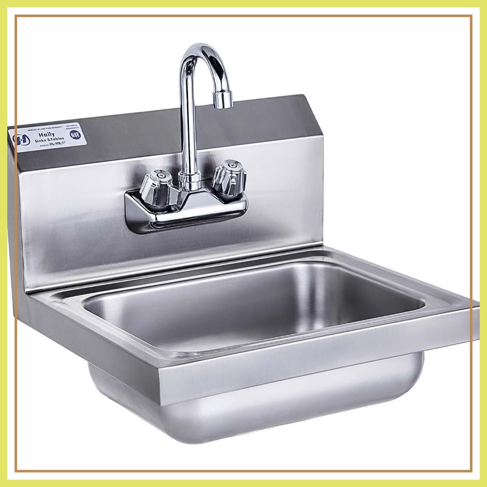 Commercial Wall Mount Hand Bas - Commercial Kitchen Faucets のレビューと価格