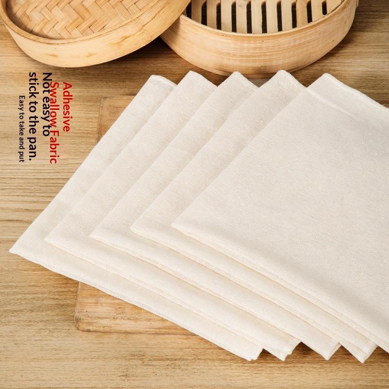 3Pcs Pure Round Cotton Steamer - Commercial Kitchen Towels のレビューと価格
