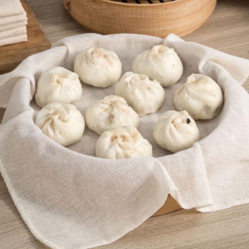 3Pcs Pure Round Cotton Steamer - Commercial Kitchen Towels のレビューと価格