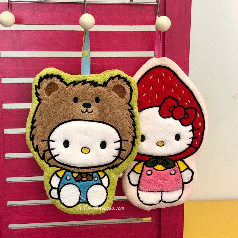 Cute Hello Kitty Cartoon Hangi - Commercial Kitchen Towels のレビューと価格