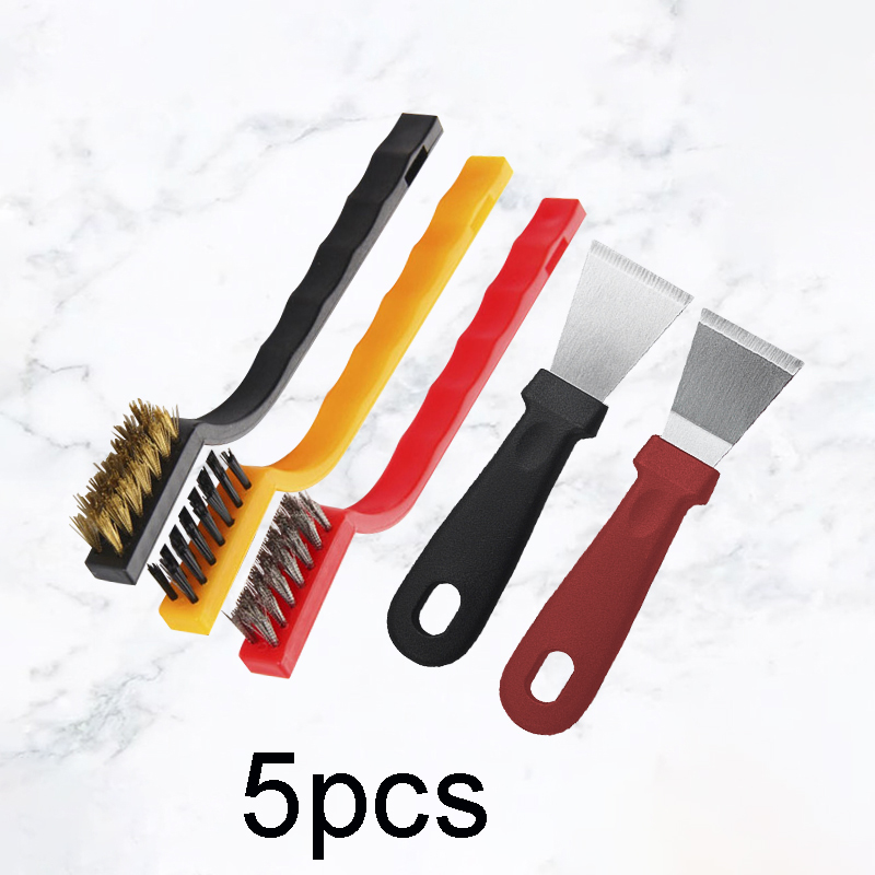 5-Piece Kitchen Cleaning Brush - Commercial Kitchen Vent Hood のレビューと価格