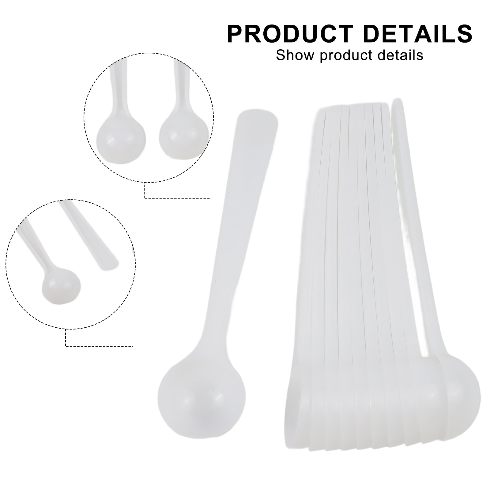50pcs Measuring Spoon 1g White - Commercial Kitchen Products のレビューと価格