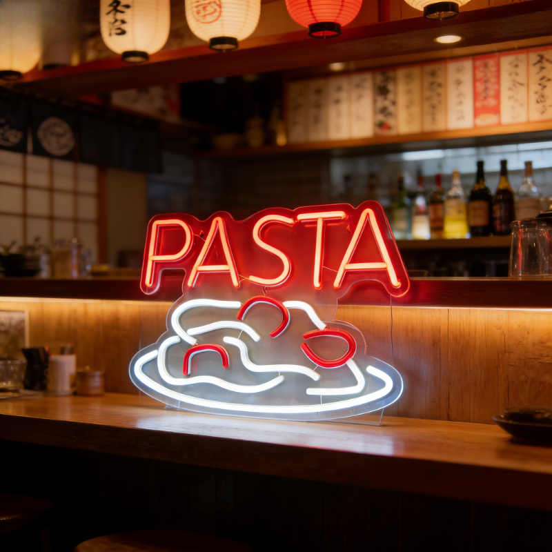 PASTA Neon Sign Shop Windows D - Commercial Kitchen Windows のレビューと価格