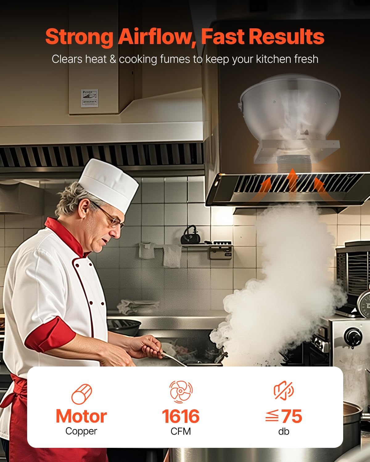 Commercial Kitchen Exhaust Fan - Commercial Kitchen Vent Hood のレビューと価格