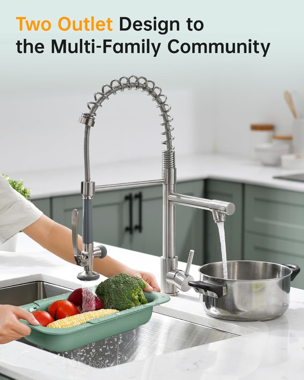 Commercial Pull Down Kitchen S - Commercial Kitchen Faucets のレビューと価格