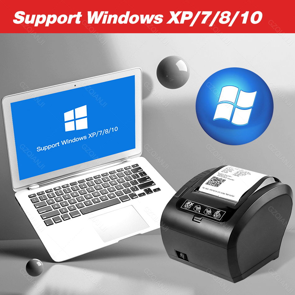 80mm Thermal Receipt Printer W - Commercial Kitchen Windows のレビューと価格