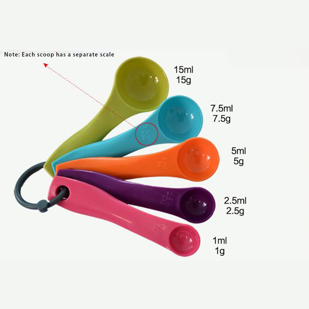 5-Piece Colorful Salt Oil Spoo - Commercial Kitchen Products のレビューと価格