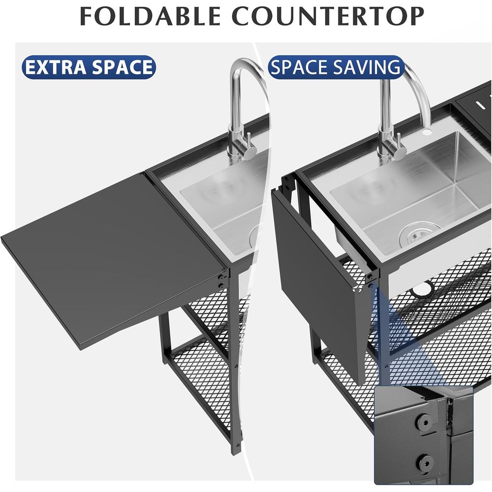 55 Stainless Steel Single Bowl - Commercial Kitchen Faucets のレビューと価格