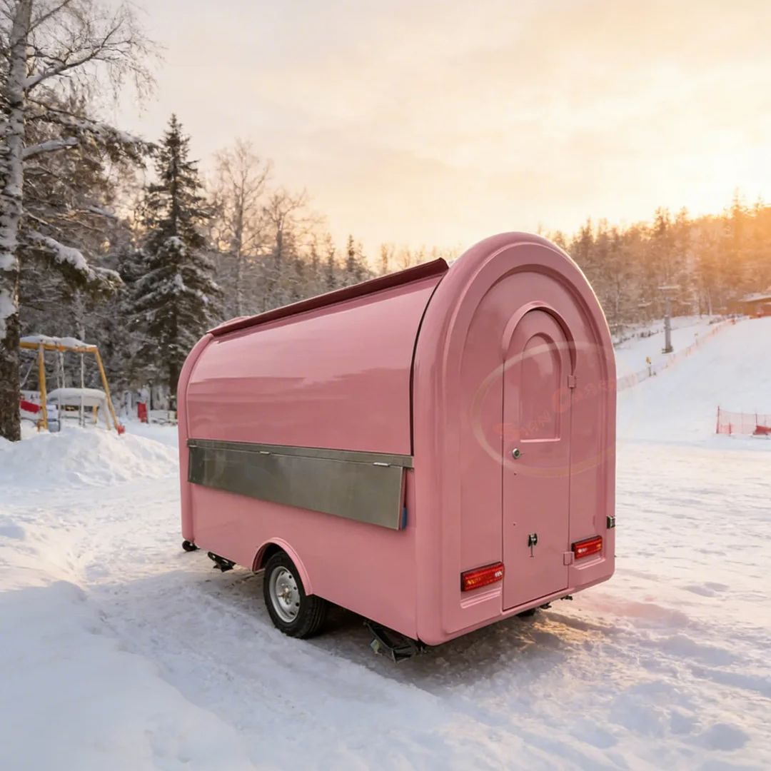 Pink Fiberglass Food Trailer C - Commercial Kitchen Windows のレビューと価格