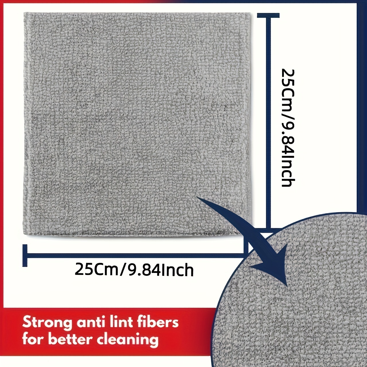 5-20Pcs Light Gray Microfiber  - Commercial Kitchen Towels のレビューと価格