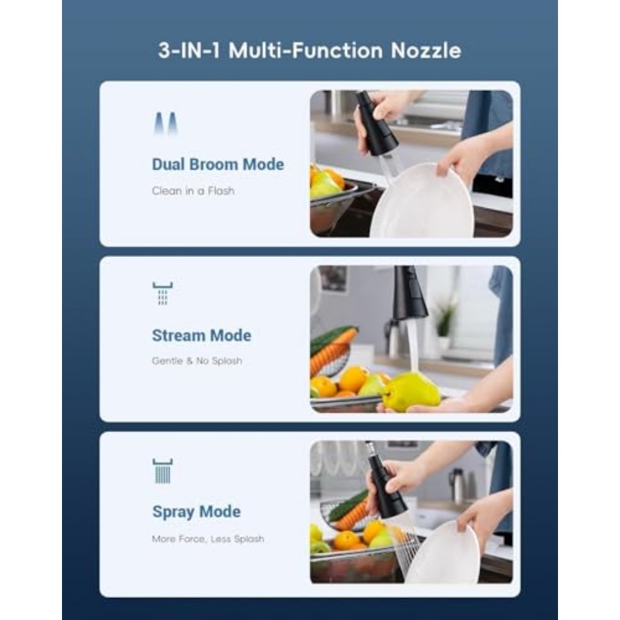 Black Kitchen Faucet with Soap - Commercial Kitchen Faucets のレビューと価格