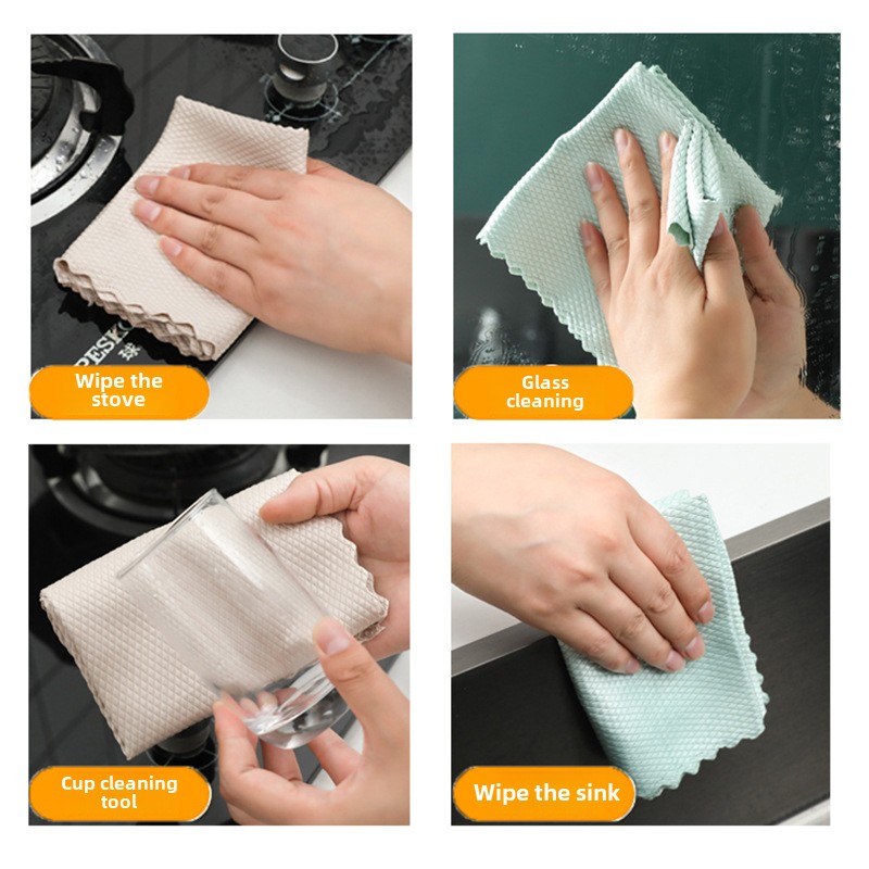 5 pcs Household Cleaning Produ - Commercial Kitchen Towels のレビューと価格