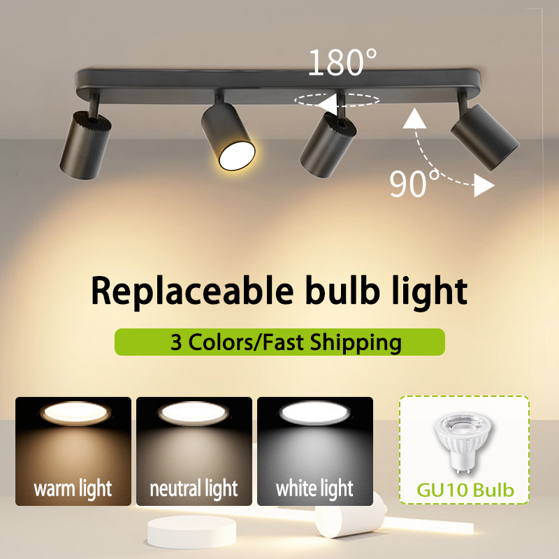 GU10 LED Track Light Spotlight - Commercial Kitchen Ceiling のレビューと価格