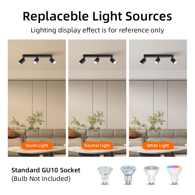 GU10 LED Track Light Spotlight - Commercial Kitchen Ceiling のレビューと価格