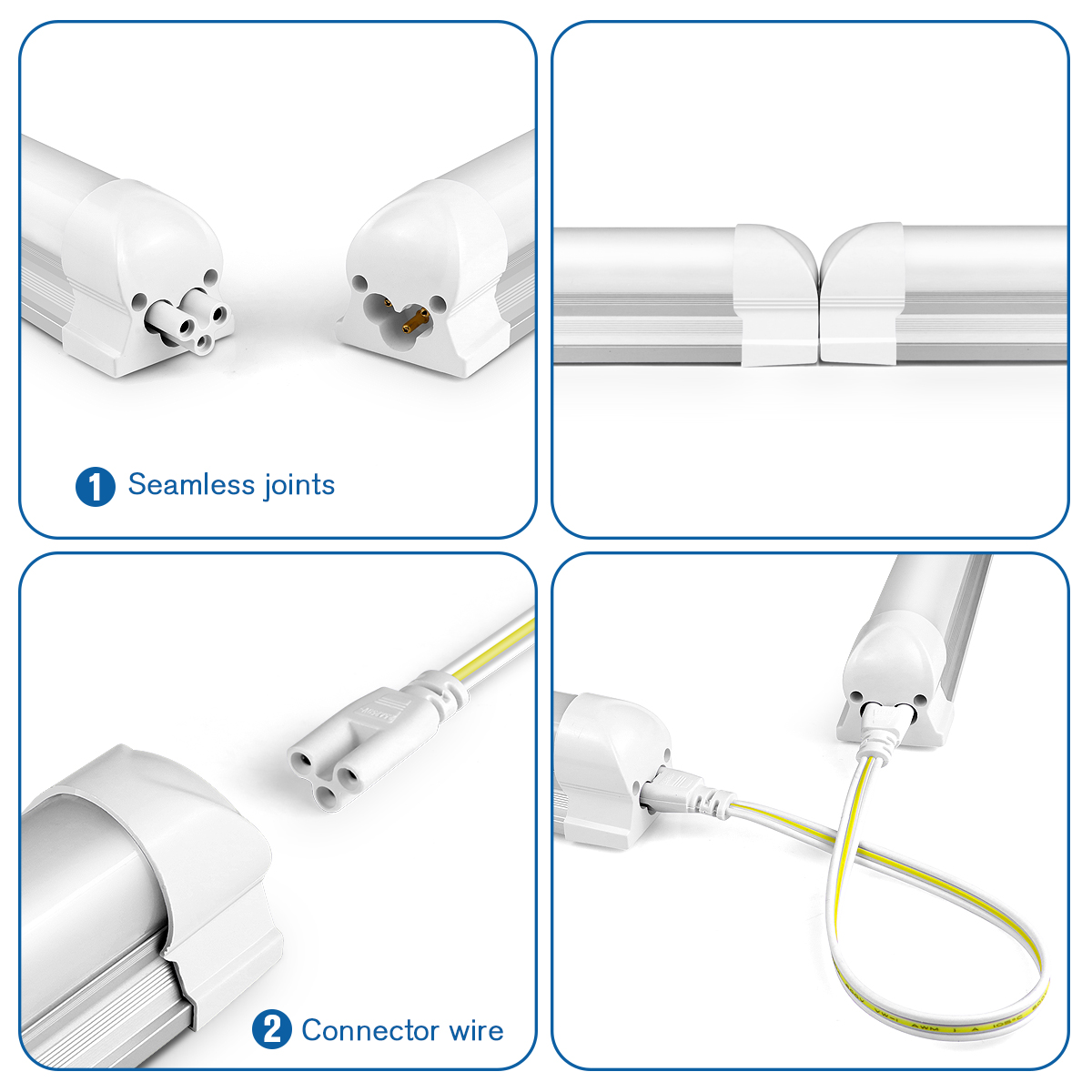 AC220V EU Plug T8 LED Tube Lig - Commercial Kitchen Ceiling のレビューと価格