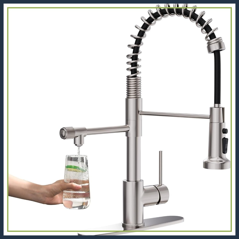 3-in-1 Pull-Down Kitchen Fauce - Commercial Kitchen Faucets のレビューと価格
