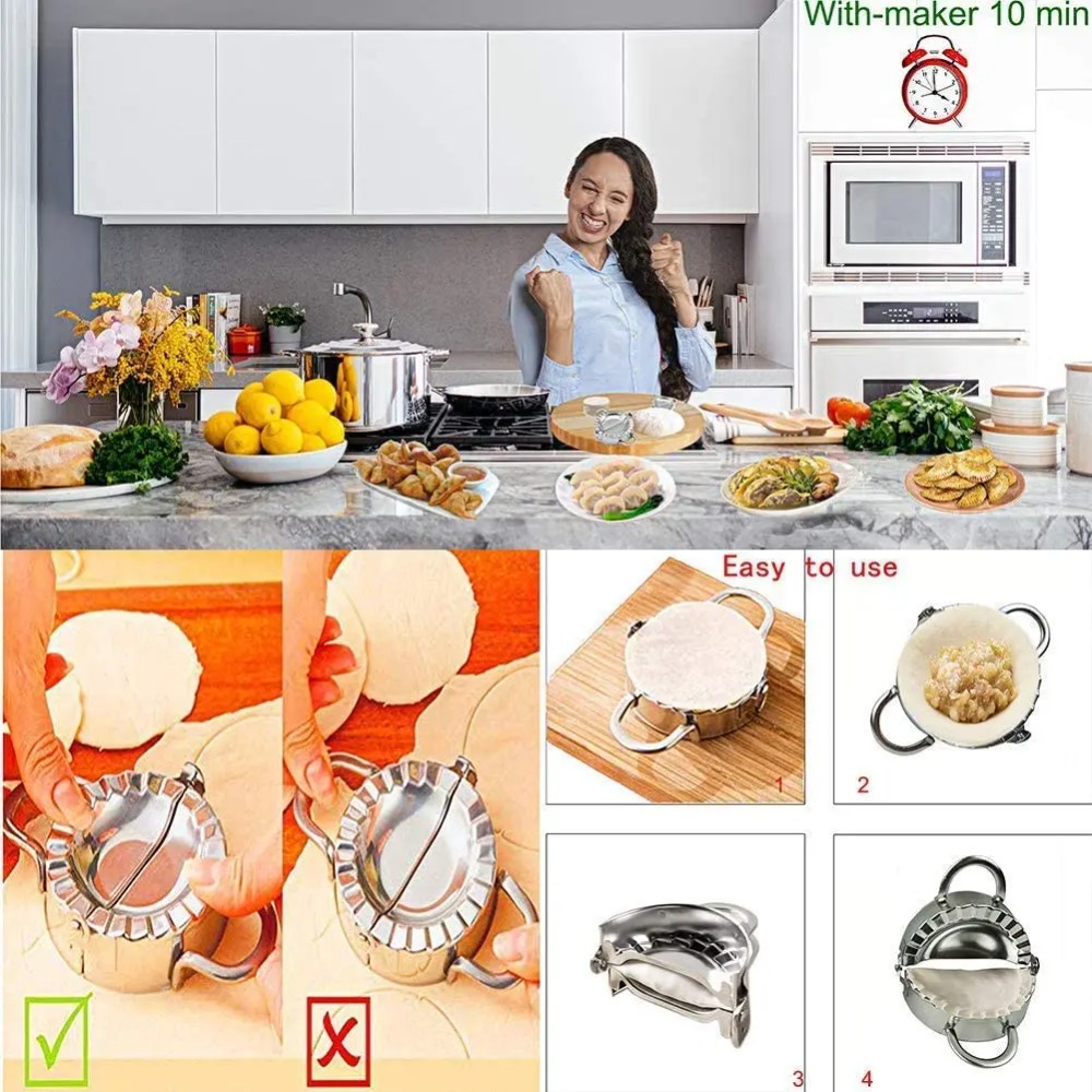 Stainless Steel Dumpling Maker - Commercial Kitchen Products のレビューと価格