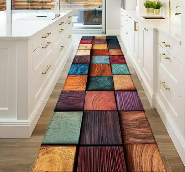 2D Wood Tile Pattern Runner Ru - Commercial Kitchen Tile のレビューと価格