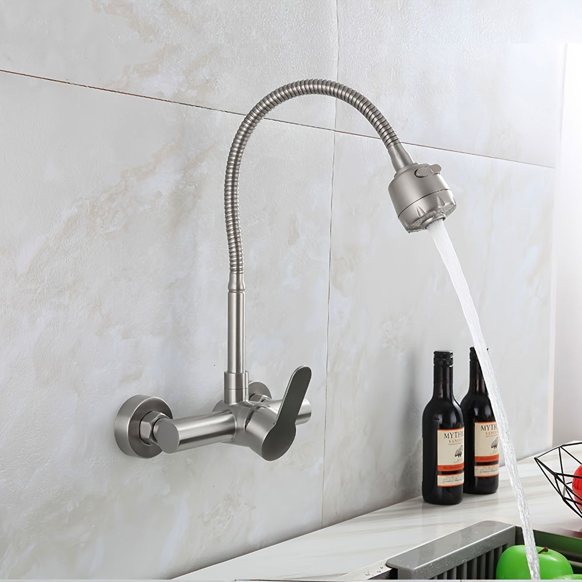 Wall-mounted kitchen faucet, s - Commercial Kitchen Faucets のレビューと価格