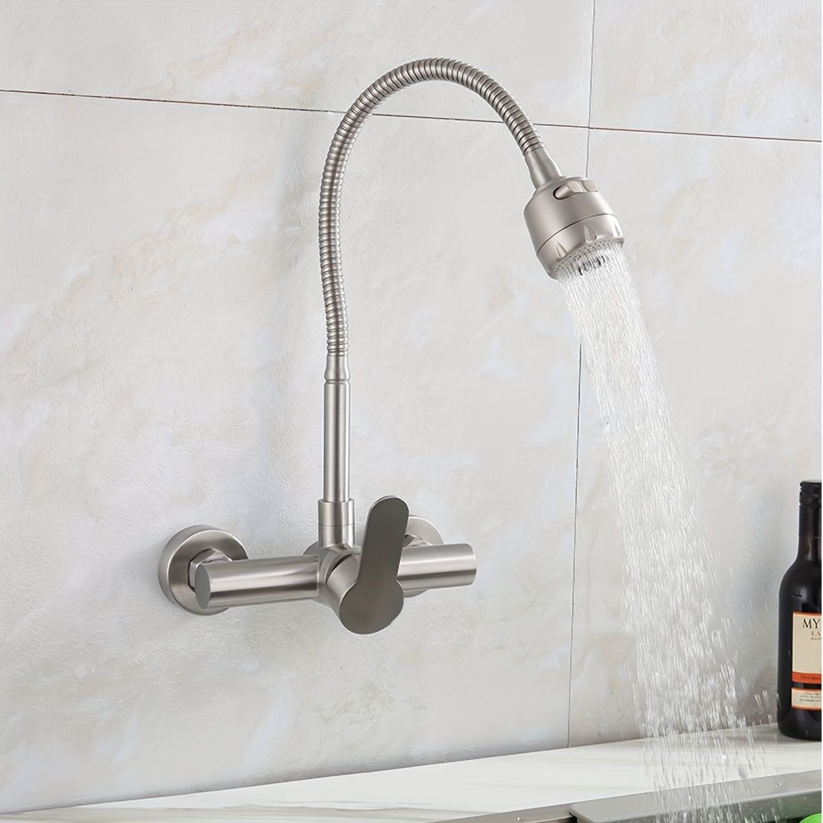 Wall-mounted kitchen faucet, s - Commercial Kitchen Faucets のレビューと価格