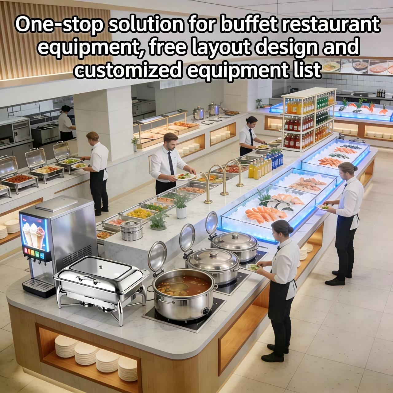 KFC Commercial Fast Food Equip - Commercial Kitchen Layout Design のレビューと価格