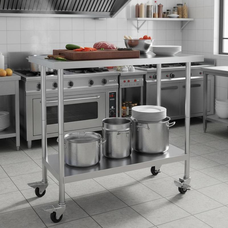 Metal Prep Station 24 x 24 x 3 - Commercial Kitchen Designer のレビューと価格