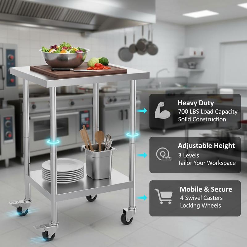 Metal Prep Station 24 x 24 x 3 - Commercial Kitchen Designer のレビューと価格