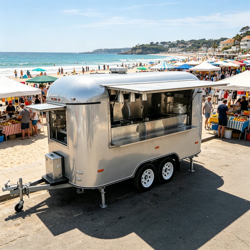 Stainless Steel Food Trailer M - Commercial Kitchen Layout Design のレビューと価格