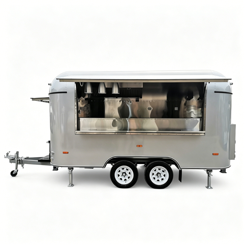 Stainless Steel Food Trailer M - Commercial Kitchen Layout Design のレビューと価格