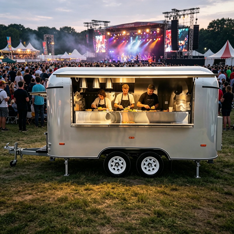 Stainless Steel Food Trailer M - Commercial Kitchen Layout Design のレビューと価格