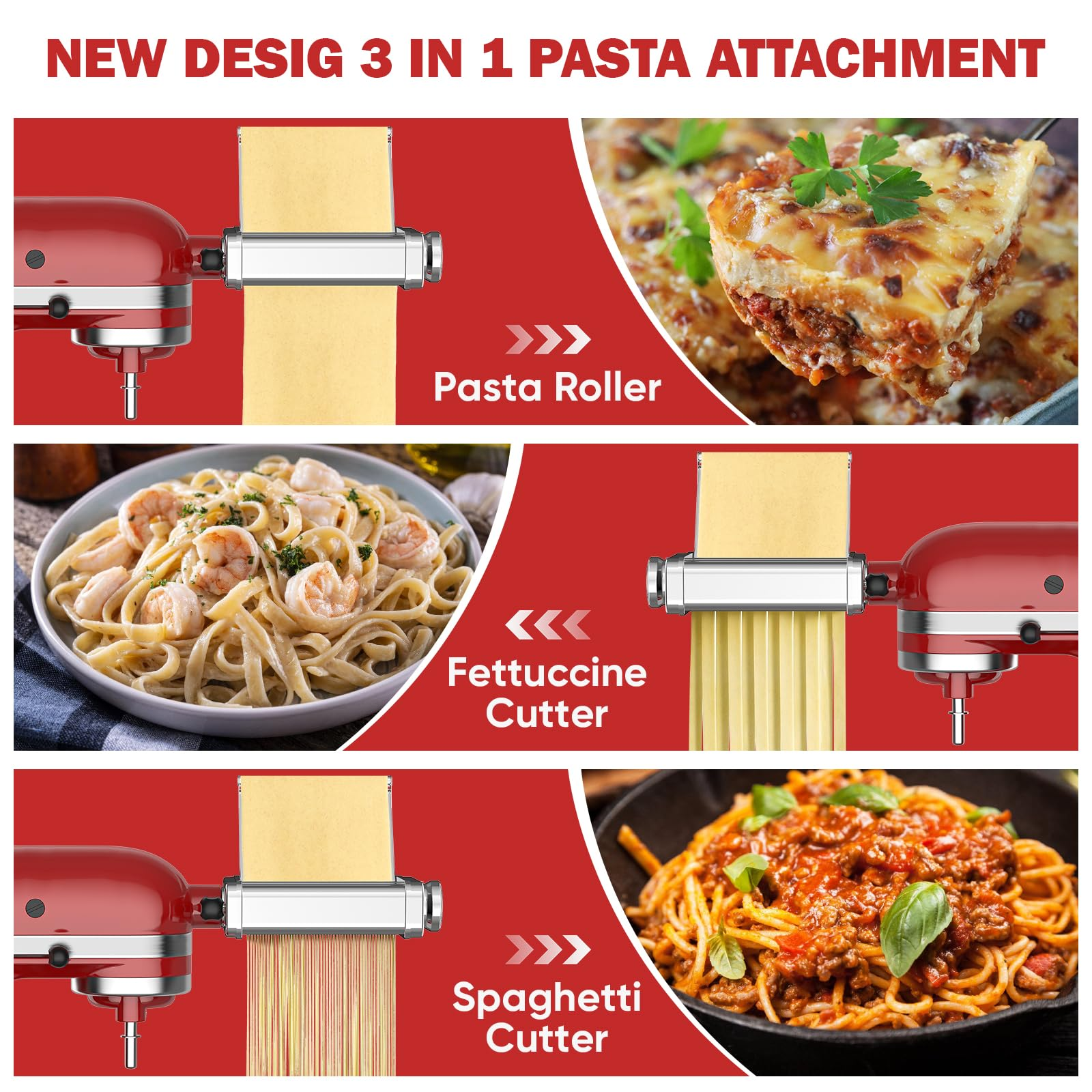 Gvode 3 in 1 Pasta Attachment  - Commercial Kitchen Products のレビューと価格