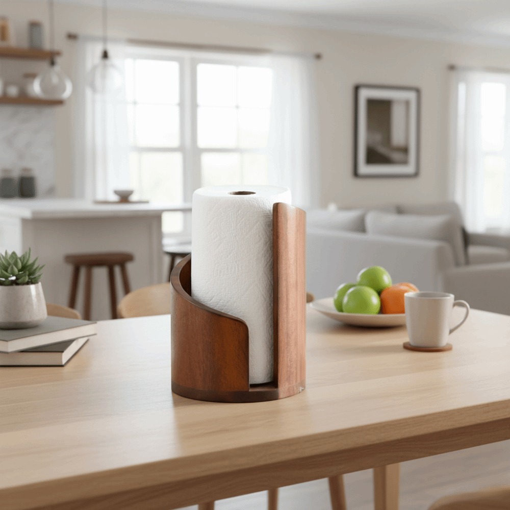 Wooden Kitchen Paper Towel Hol - Commercial Kitchen Towels のレビューと価格