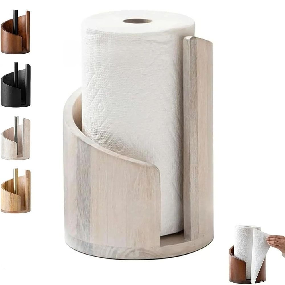 Wooden Kitchen Paper Towel Hol - Commercial Kitchen Towels のレビューと価格