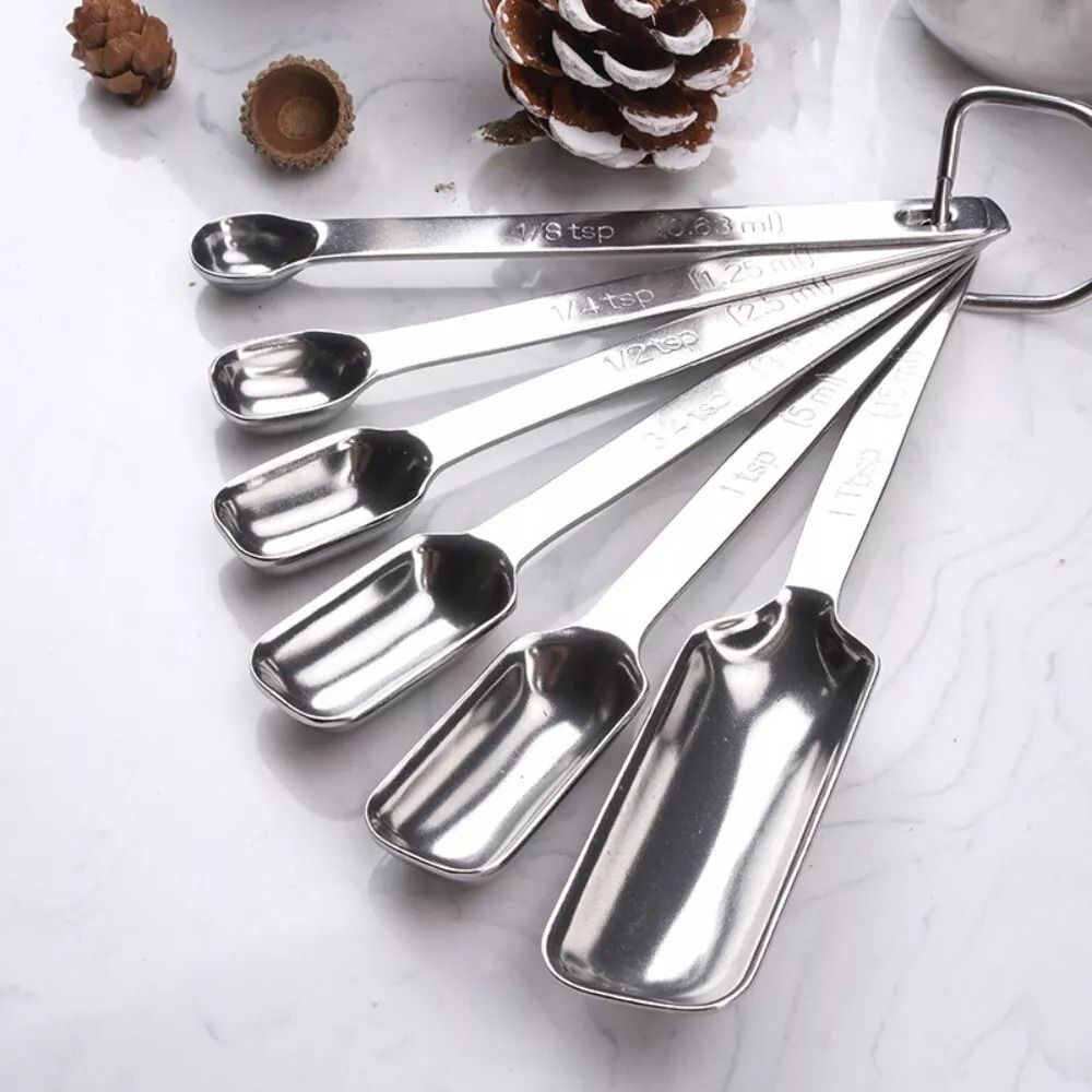6Pcs Stainless Steel Measuring - Commercial Kitchen Products のレビューと価格