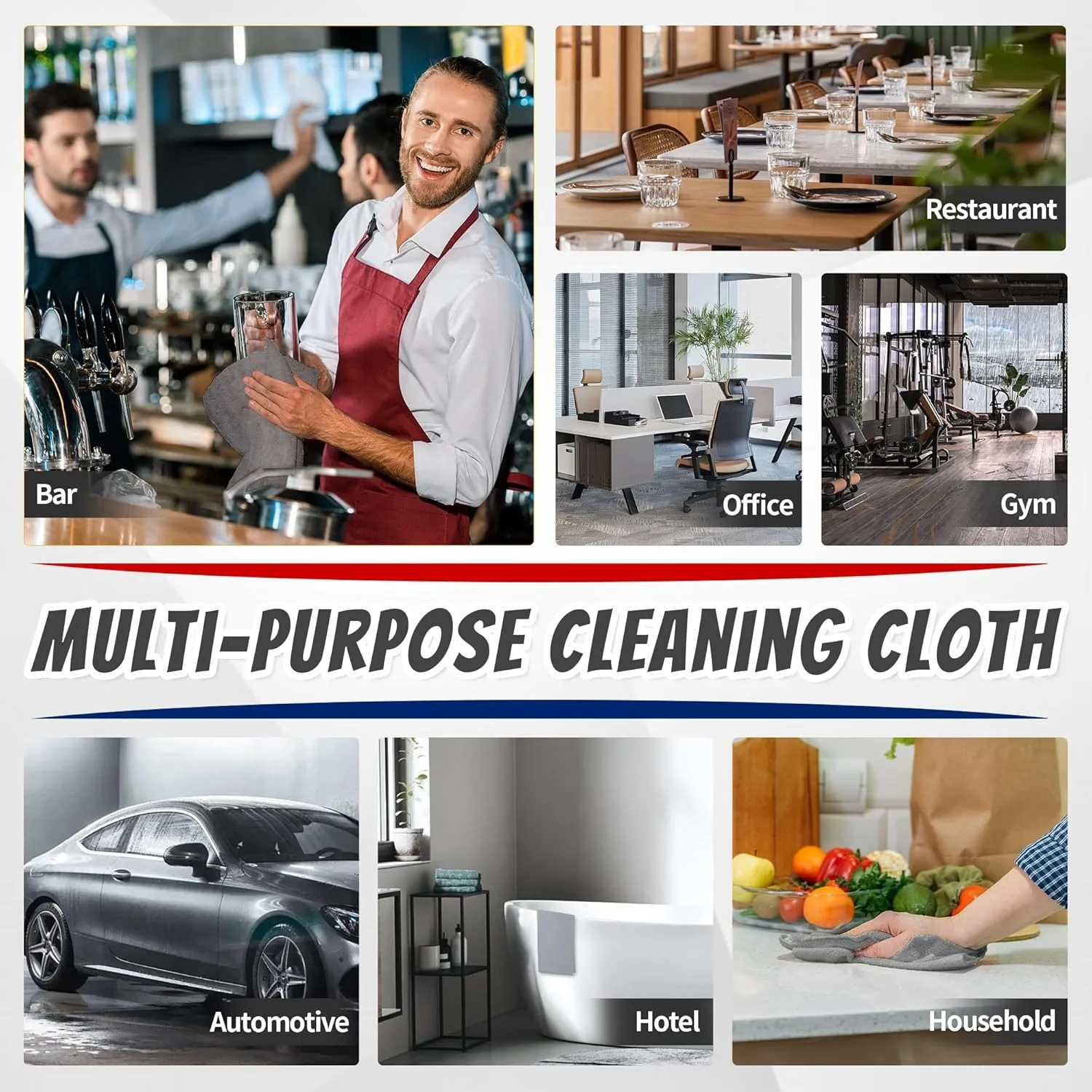 1/50pcs Microfiber Cleaning Cl - Commercial Kitchen Towels のレビューと価格