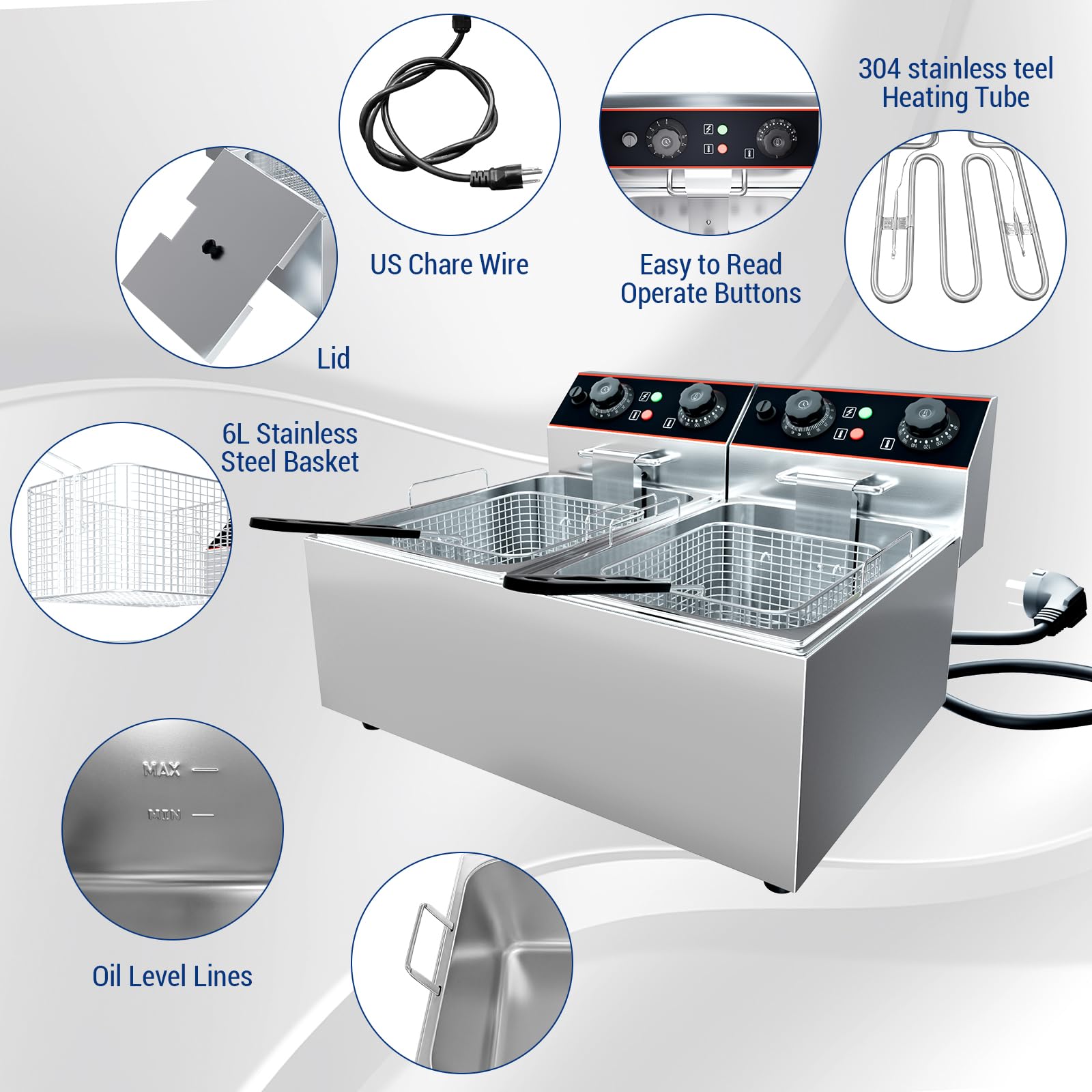 6/8/11L Commercial Electric De - Commercial Kitchen のレビューと価格