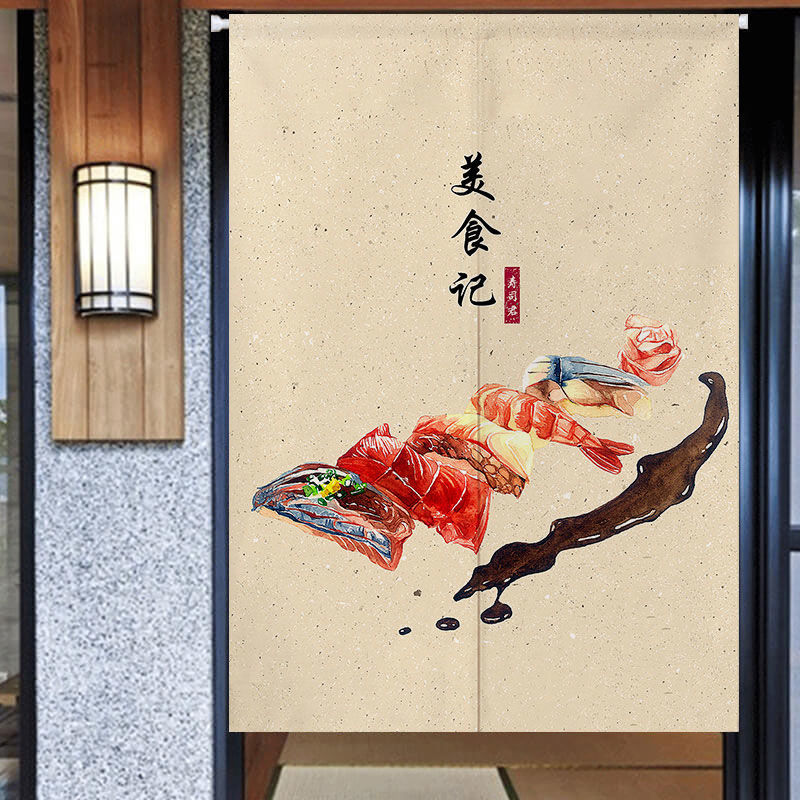 Japanese Sushi Door Half Curta - Commercial Kitchen Ceiling のレビューと価格